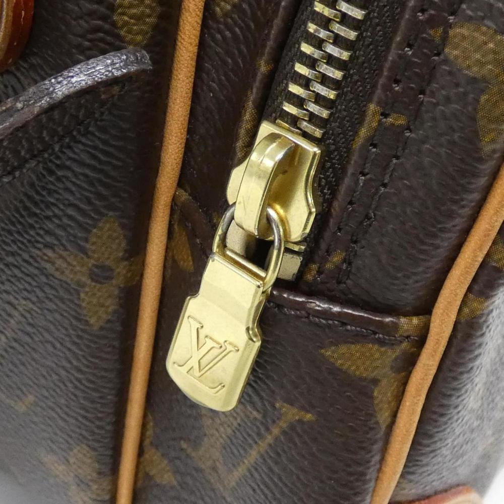 LOUIS VUITTON Authentic Brown Monogram Shoulder B… - image 4